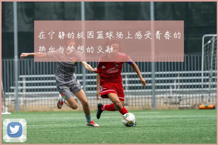 在宁静的校园篮球场上感受青春的热血与梦想的交融